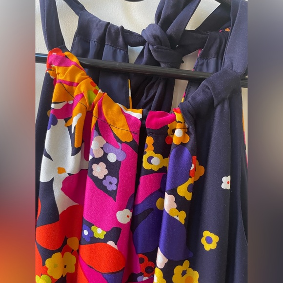 NWT Trina Turk Watercolor Halter Dress Size 0 - Picture 2 of 7